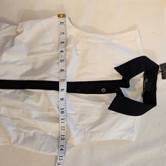 ARMANI EXCHANGE white cotton summer dress - Picture 11 of 16